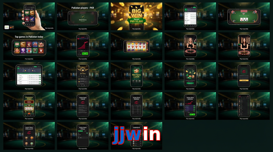 Main screen of Jjwin bet page for PK players