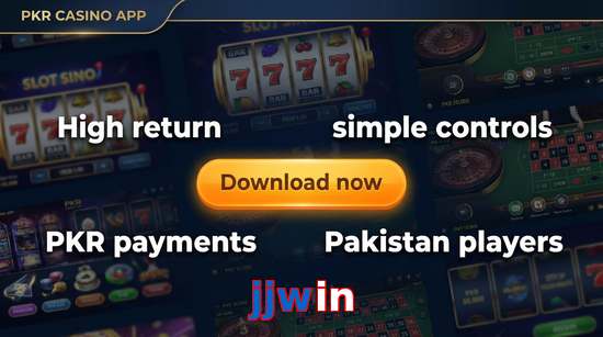 Main screen of Jjwin gamedownload page for PK players