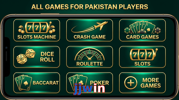 Main screen of Jjwin games page for PK players